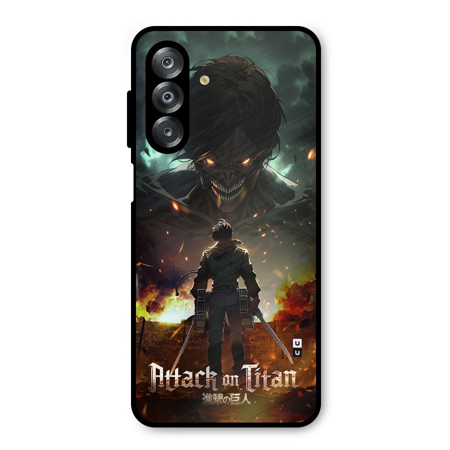 Atack On Titan Metal Back Case for Galaxy A26