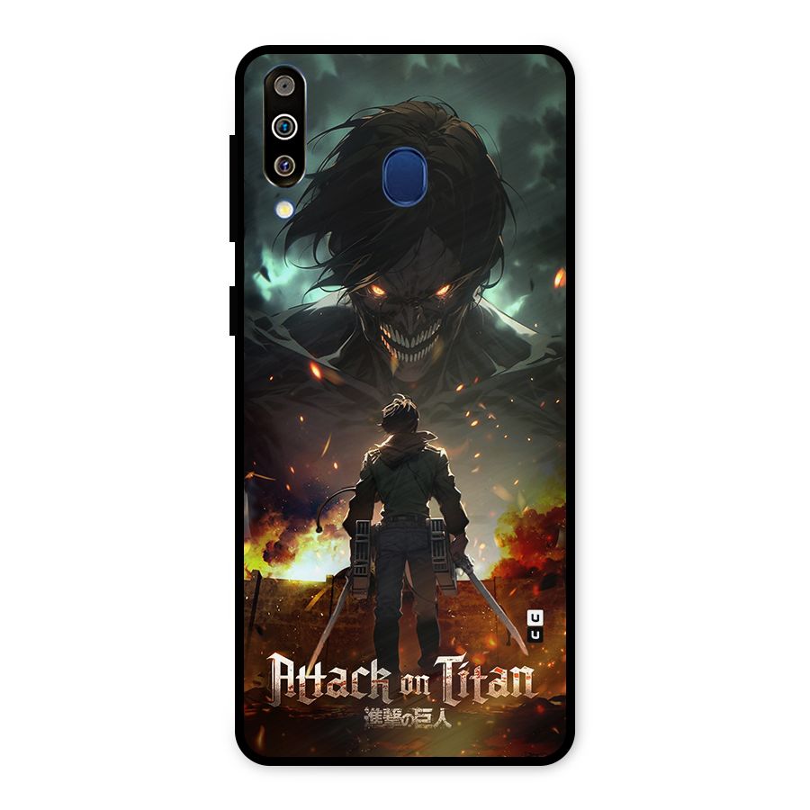 Atack On Titan Metal Back Case for Galaxy M30
