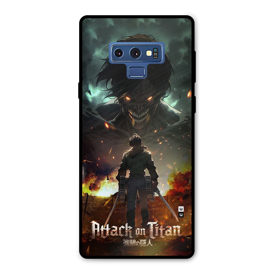 Atack On Titan Metal Back Case for Galaxy Note 9