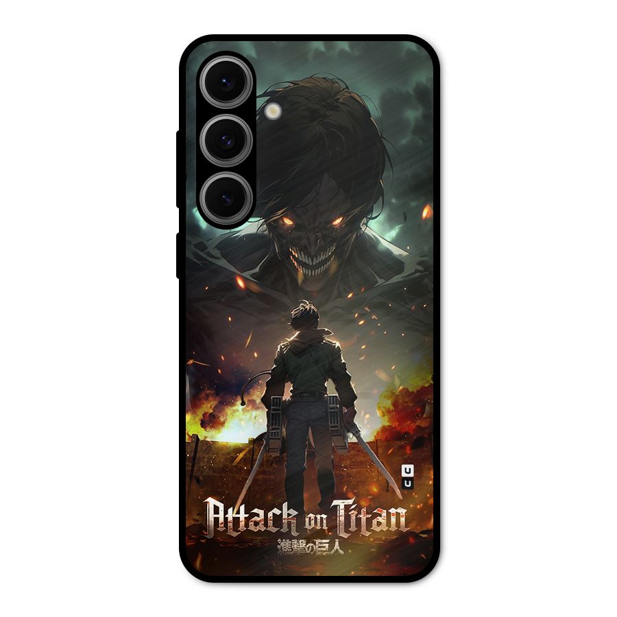 Atack On Titan Metal Back Case for Galaxy S24 FE