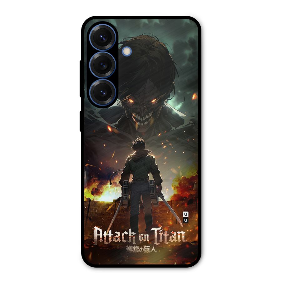 Atack On Titan Metal Back Case for Galaxy S25