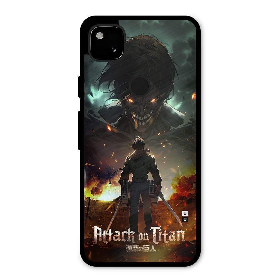 Atack On Titan Metal Back Case for Google Pixel 4a