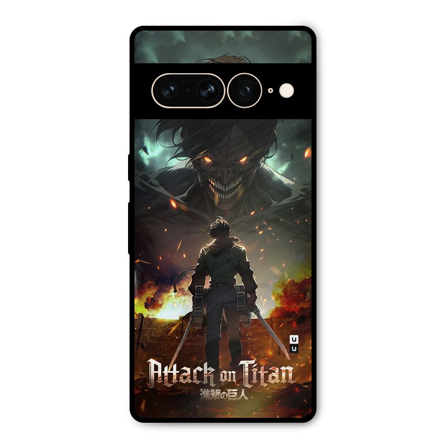 Atack On Titan Metal Back Case for Google Pixel 7 Pro