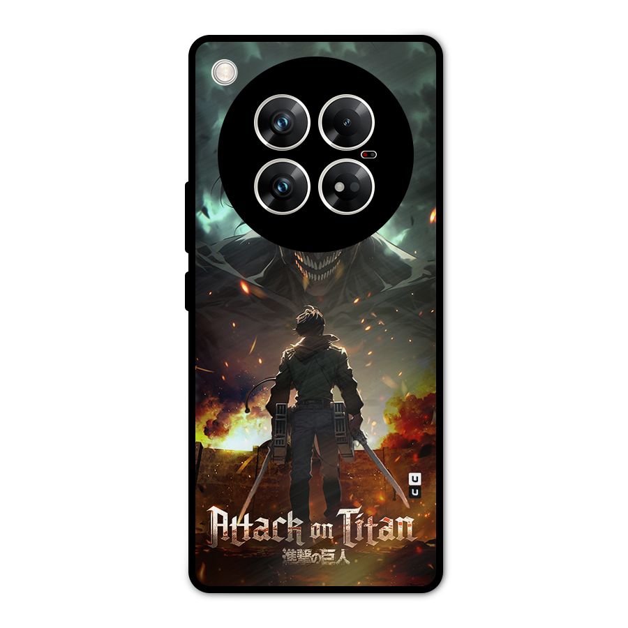 Atack On Titan Metal Back Case for Infinix Zero 40 5G