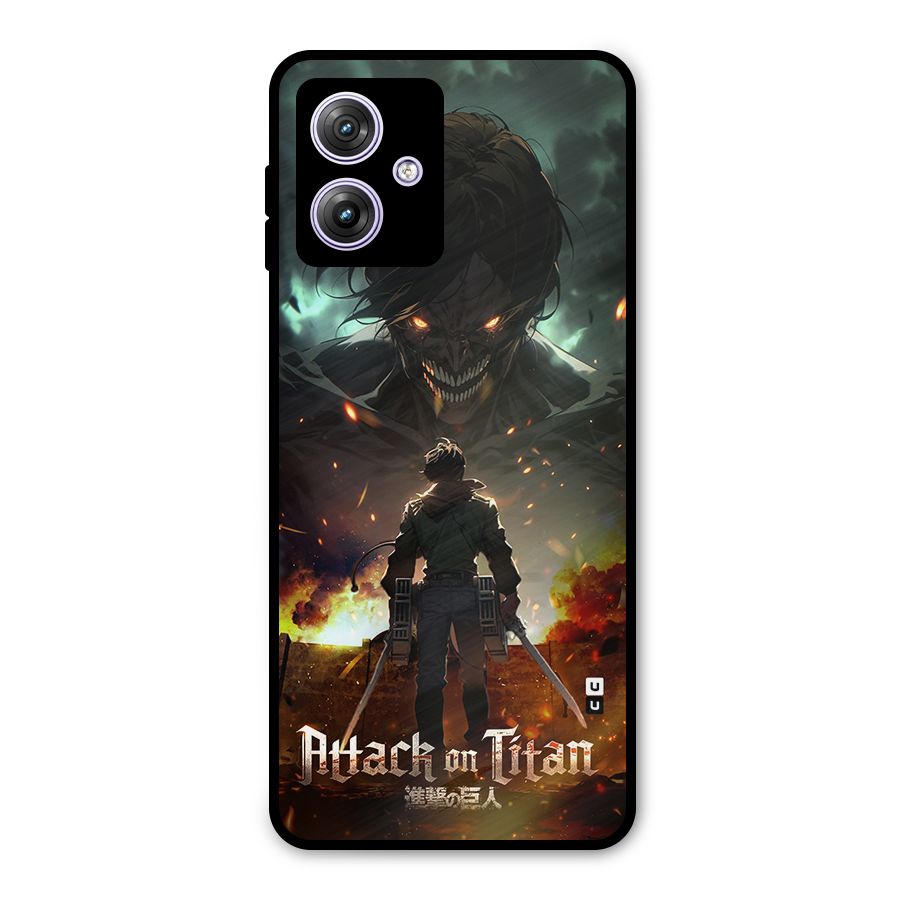 Atack On Titan Metal Back Case for Moto G64