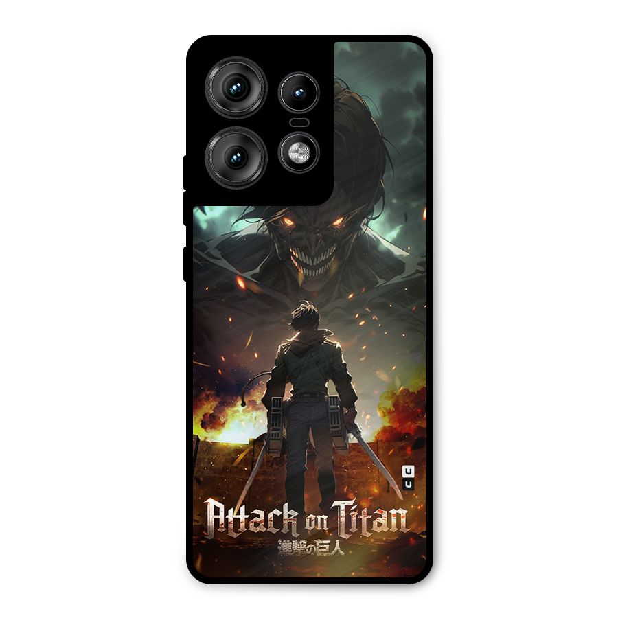 Atack On Titan Metal Back Case for Motorola Edge 50 Pro