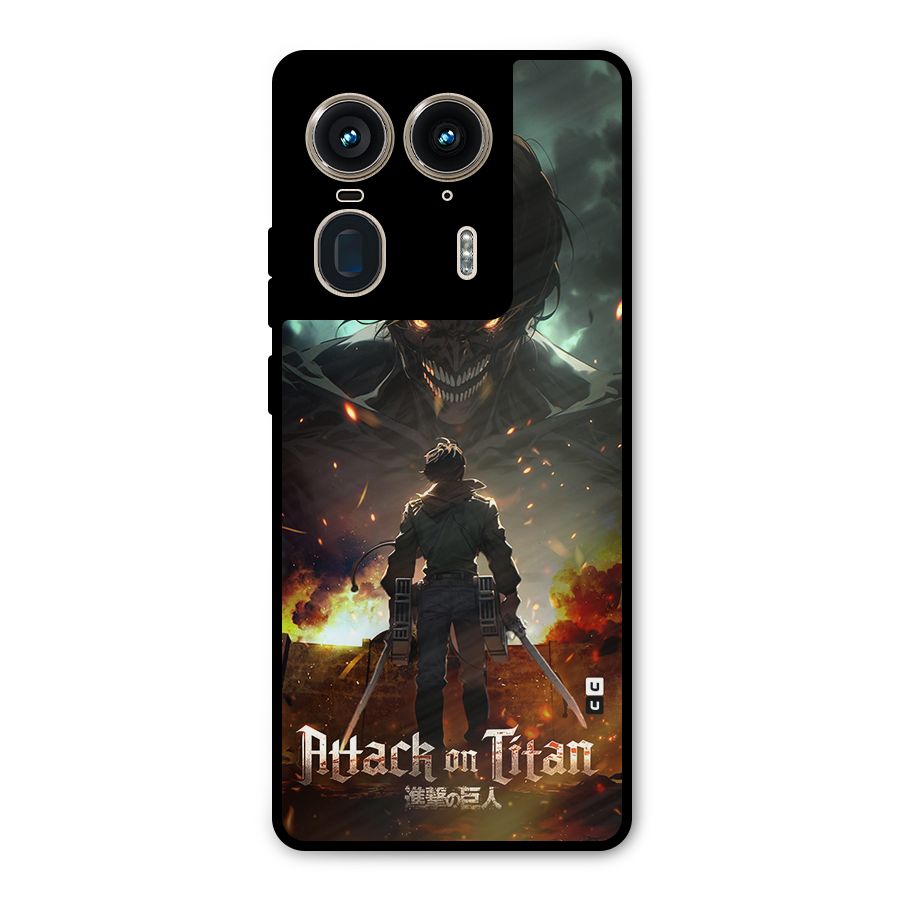 Atack On Titan Metal Back Case for Motorola Edge 50 Ultra