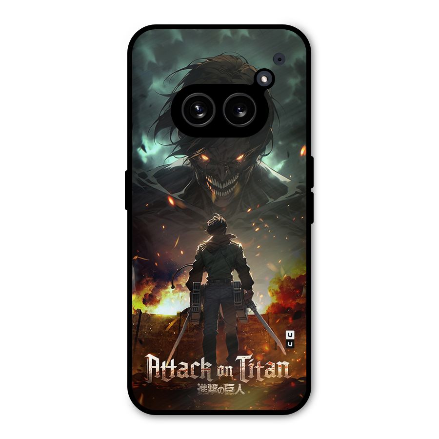 Atack On Titan Metal Back Case for Nothing Phone 2a Plus