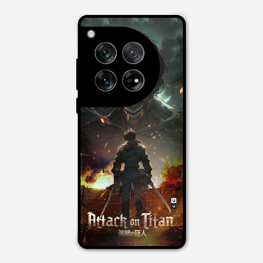 Atack On Titan Metal Back Case for OnePlus 12