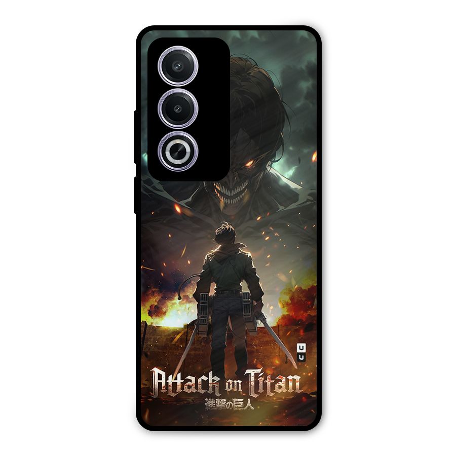 Atack On Titan Metal Back Case for Oppo K12x