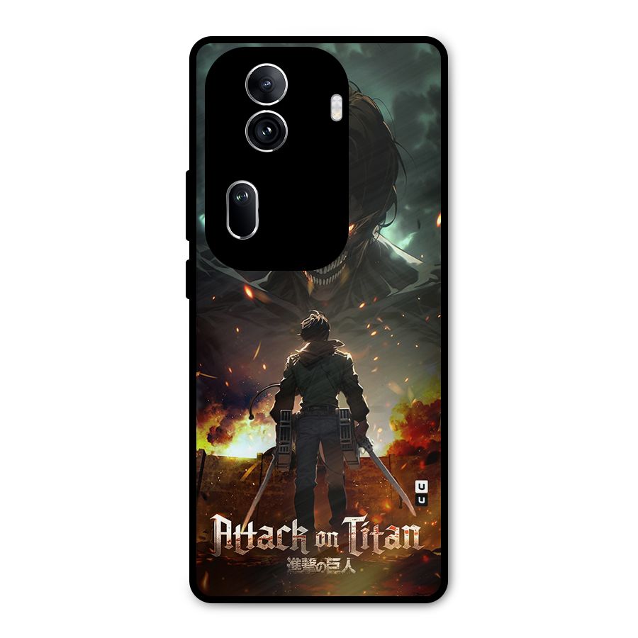 Atack On Titan Metal Back Case for Oppo Reno11 Pro 5G