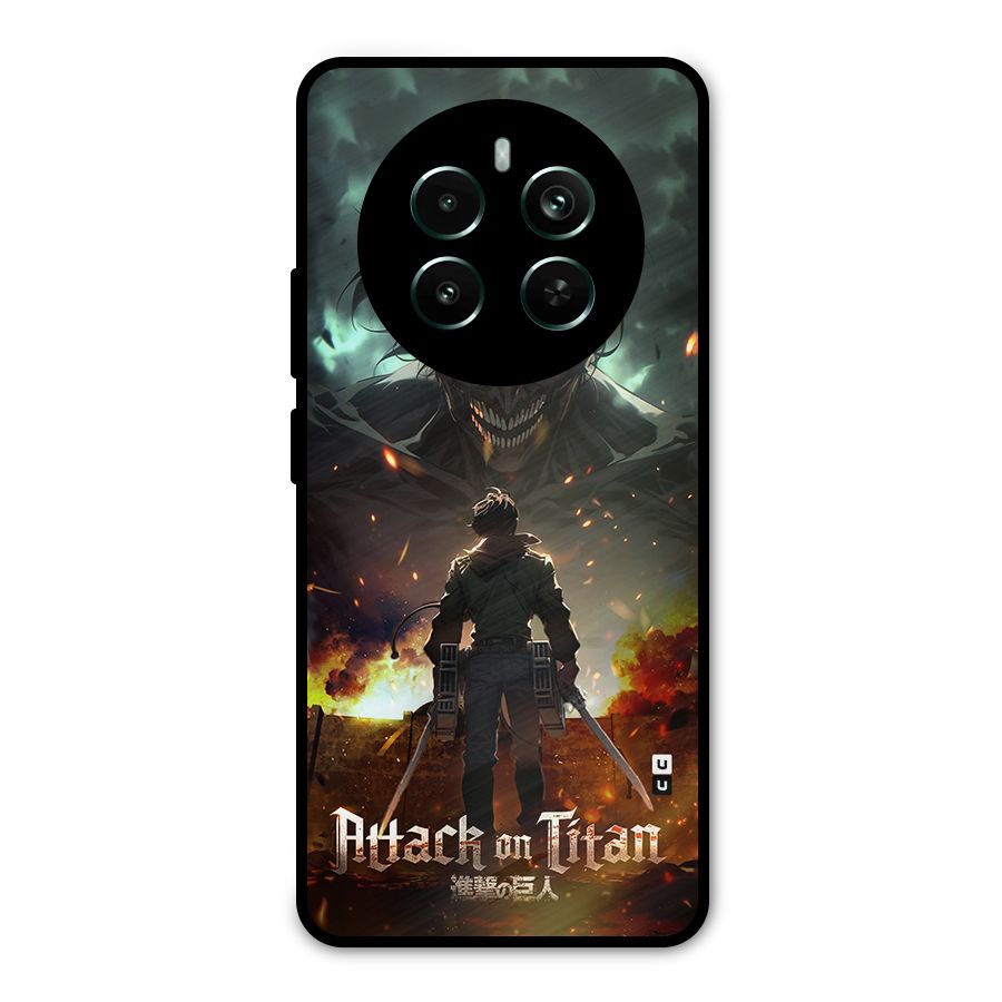 Atack On Titan Metal Back Case for Realme 12 Pro Plus