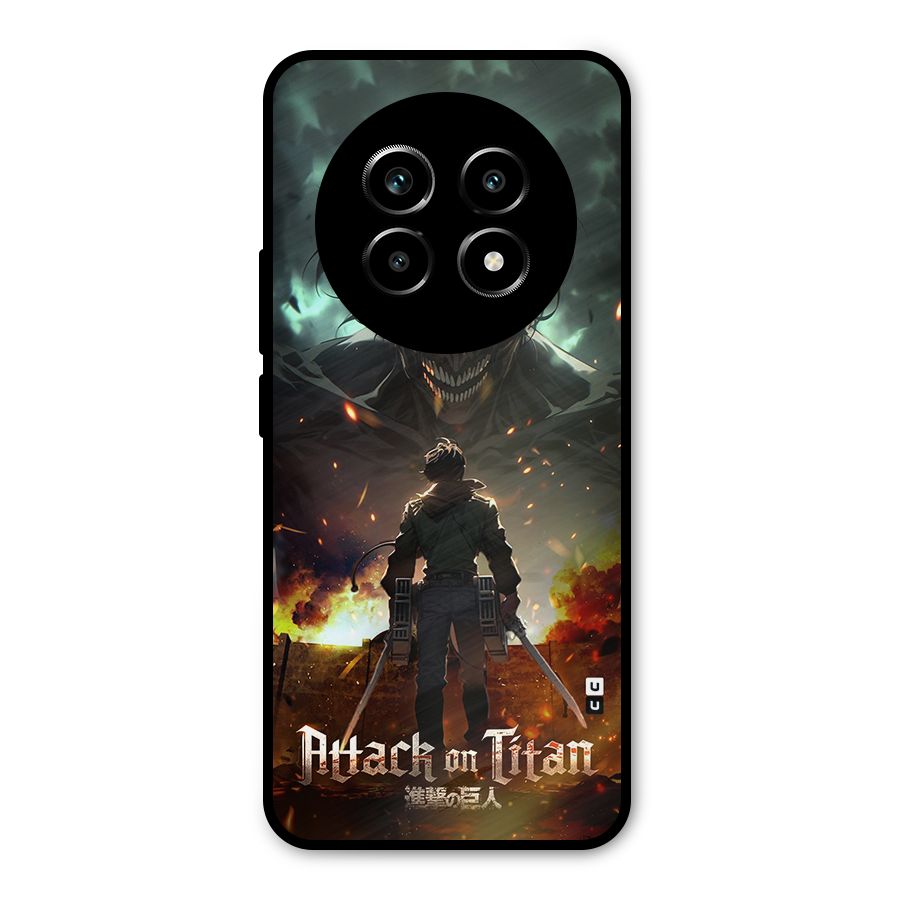 Atack On Titan Metal Back Case for Realme 13 Pro