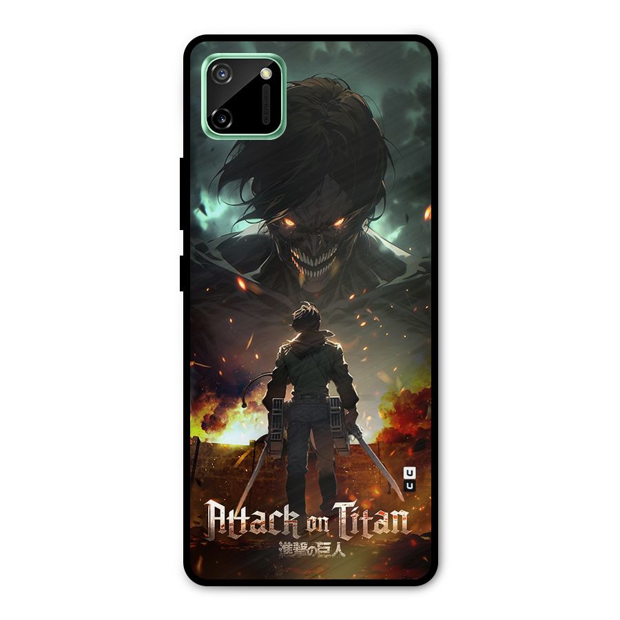Atack On Titan Metal Back Case for Realme C11