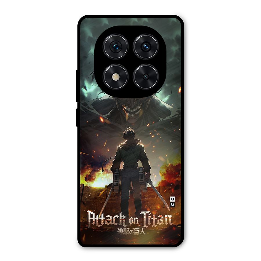 Atack On Titan Metal Back Case for Redmi Note 14 Pro 5G