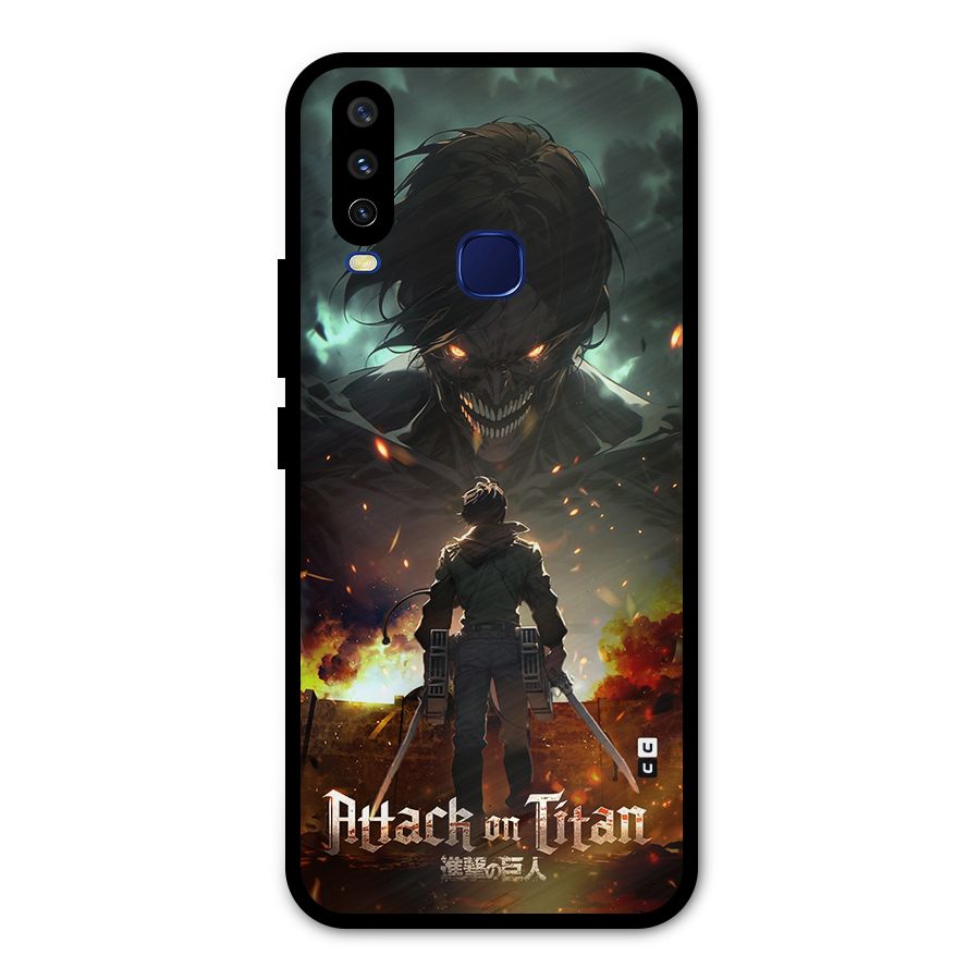 Atack On Titan Metal Back Case for Vivo Y15