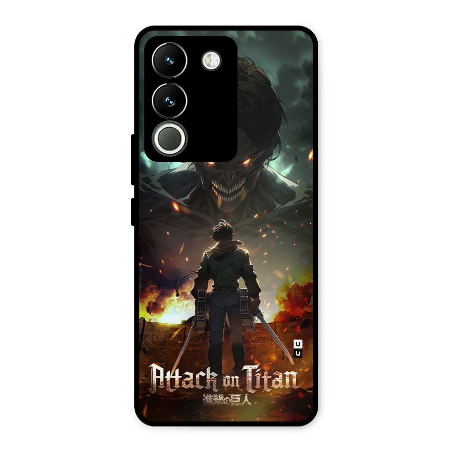 Atack On Titan Metal Back Case for Vivo Y200