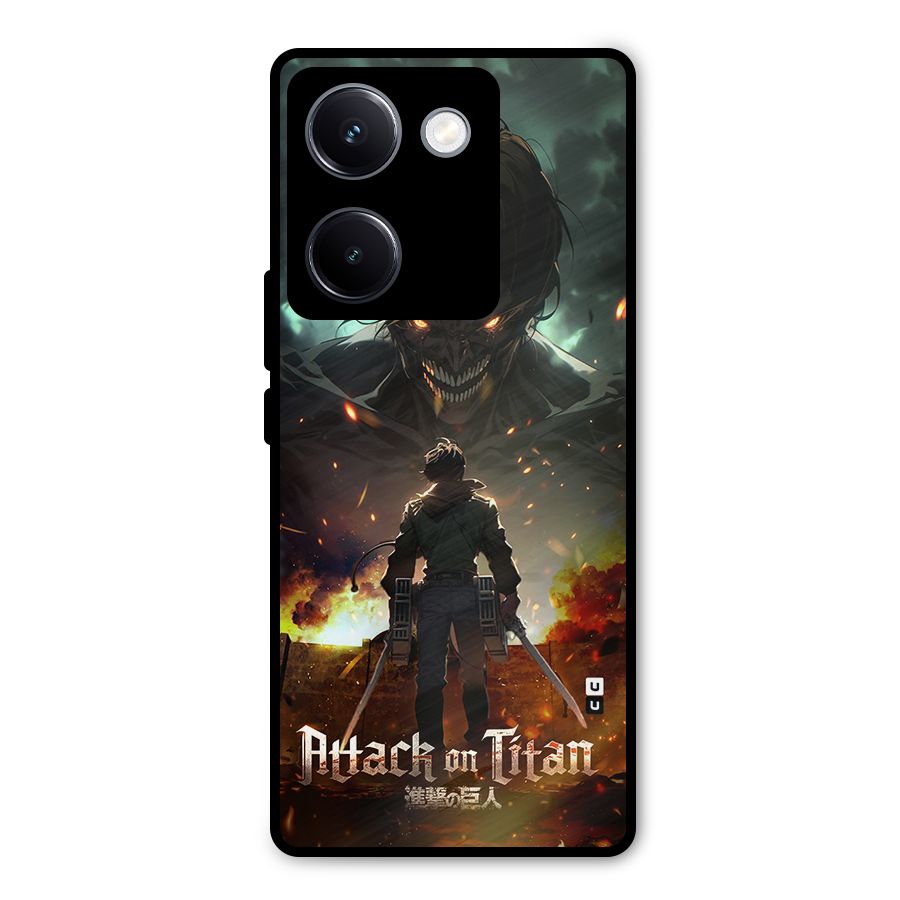 Atack On Titan Metal Back Case for Vivo Y300 Plus