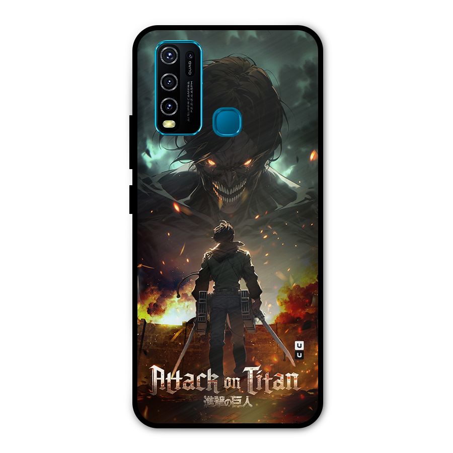 Atack On Titan Metal Back Case for Vivo Y50