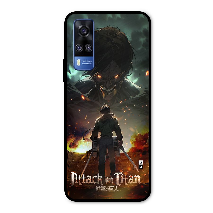 Atack On Titan Metal Back Case for Vivo Y51A