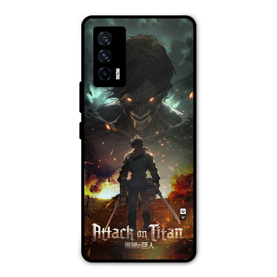 Atack On Titan Metal Back Case for iQOO 7 5G