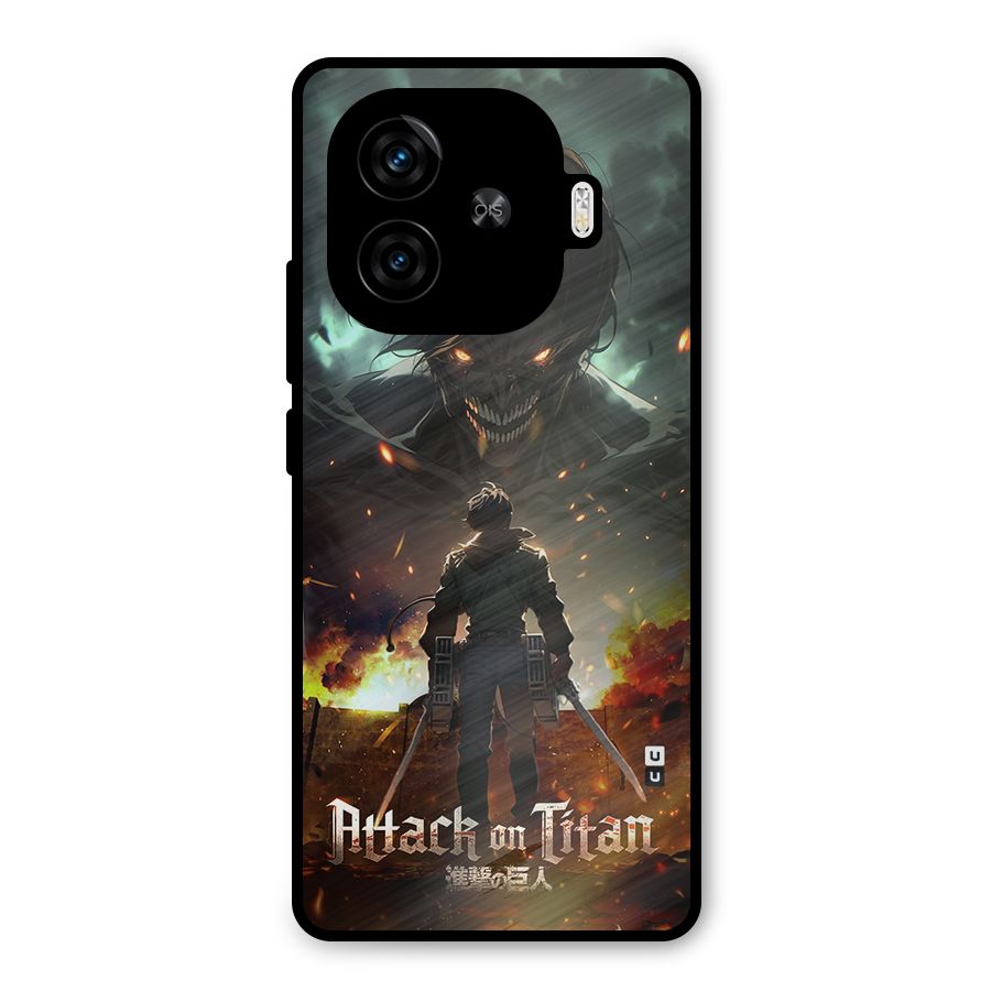 Atack On Titan Metal Back Case for iQOO Neo 10R