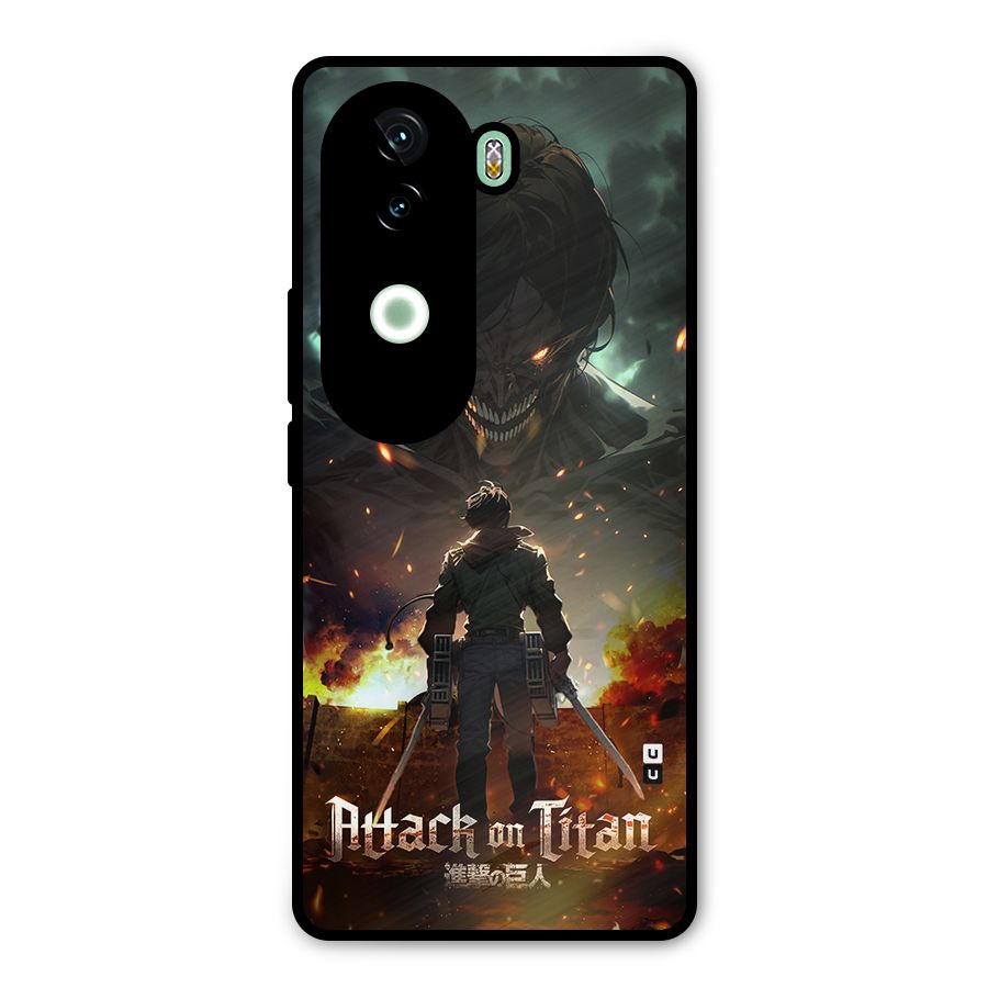 Atack On Titan Metal Back Case for iQOO Z9s