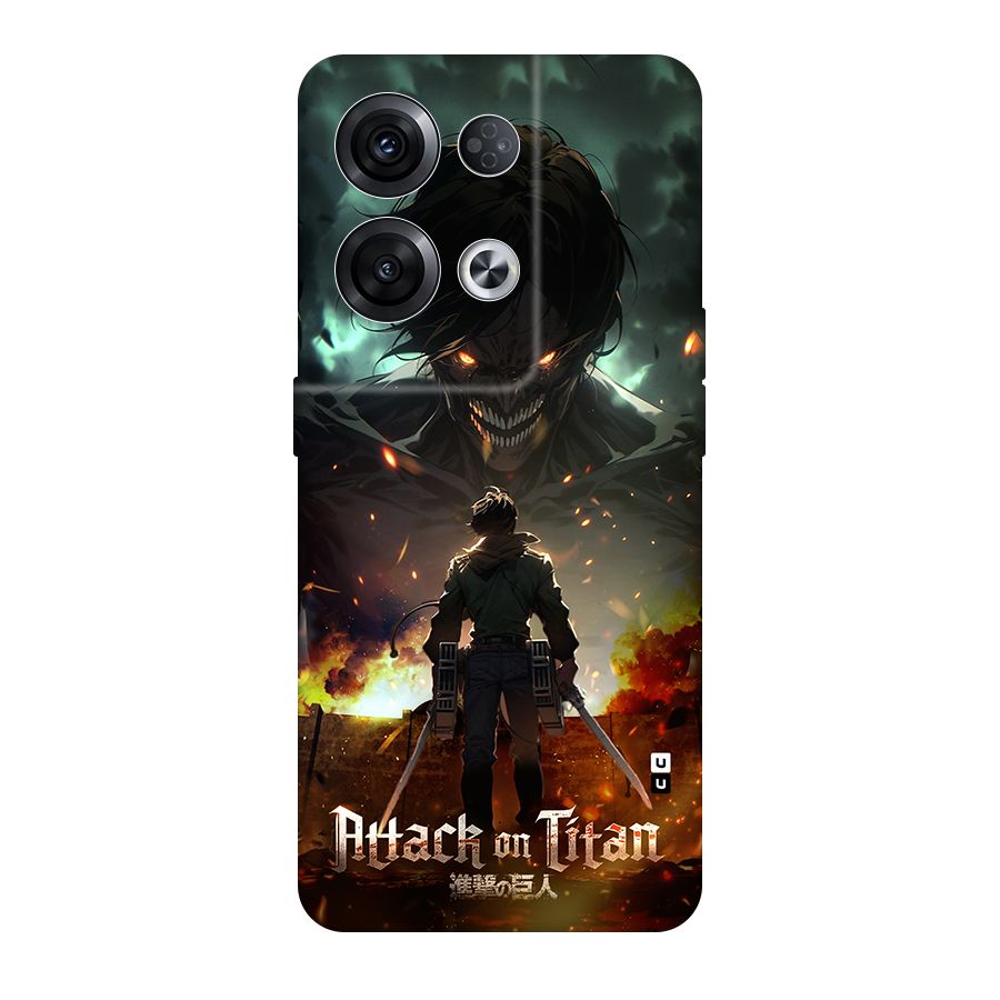 Atack On Titan Original Polycarbonate Back Case for Oppo Reno8 Pro 5G