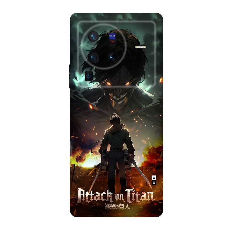 Atack On Titan Original Polycarbonate Back Case for Vivo X80
