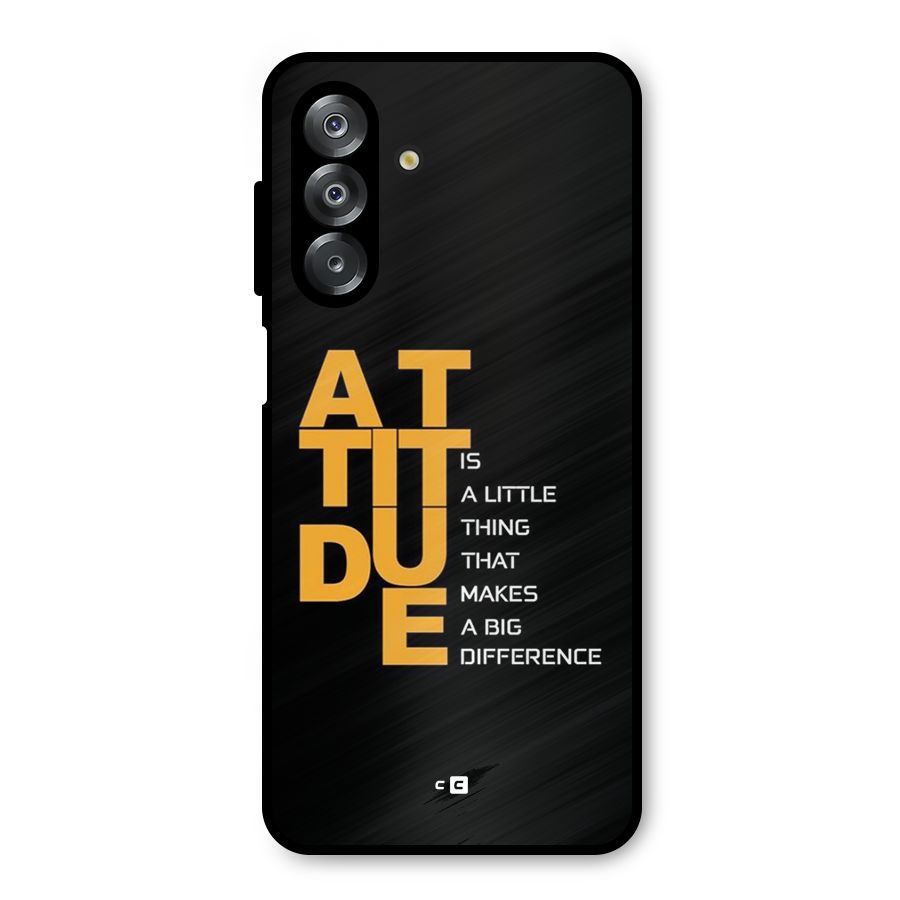 Attitude Difference Metal Back Case for Galaxy A26