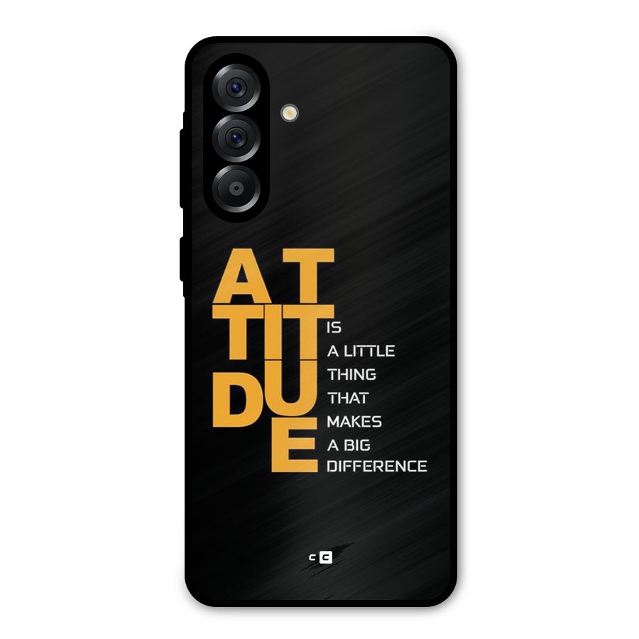 Attitude Difference Metal Back Case for Galaxy A36
