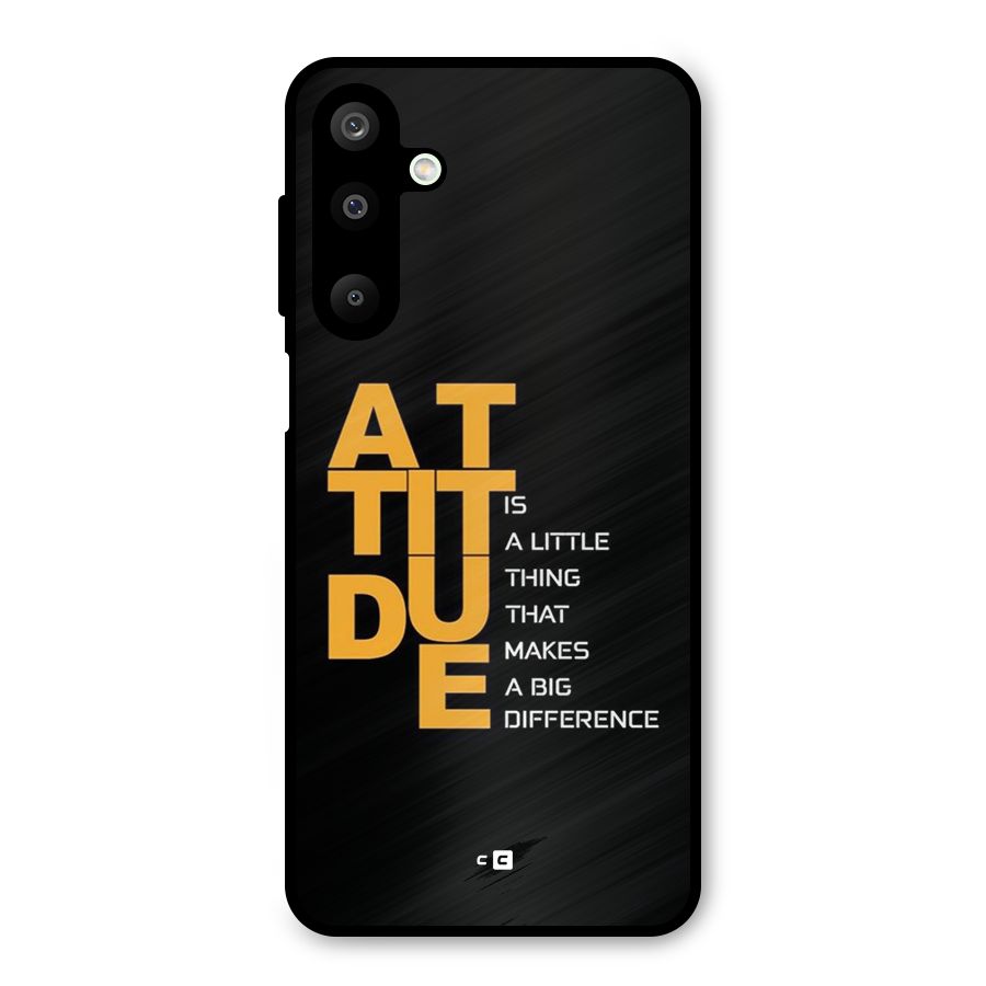 Attitude Difference Metal Back Case for Galaxy M16