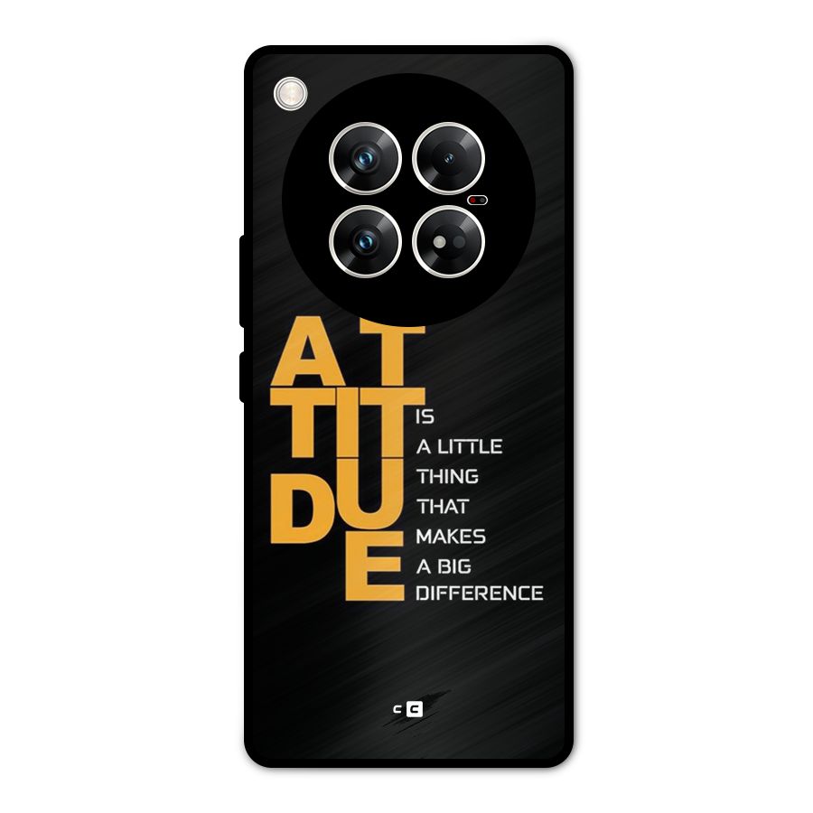 Attitude Difference Metal Back Case for Infinix Zero 40 5G