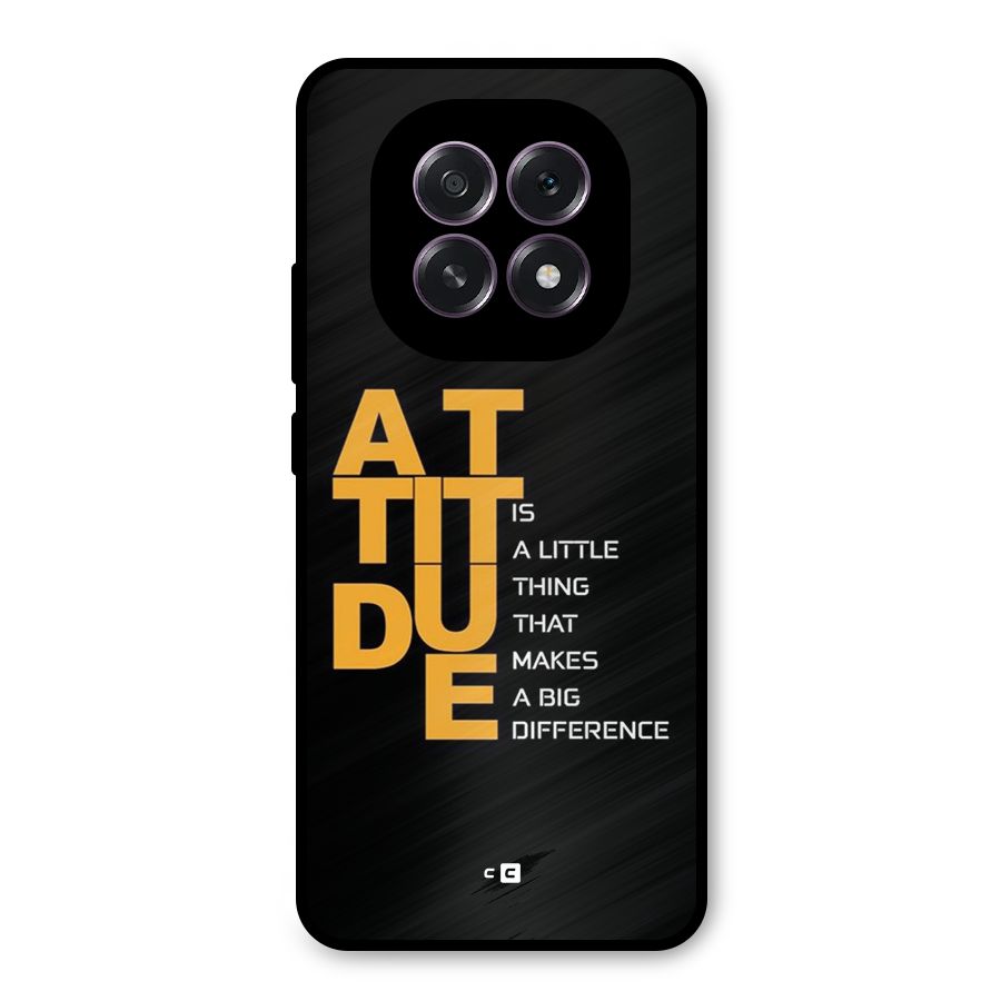 Attitude Difference Metal Back Case for Oppo F29