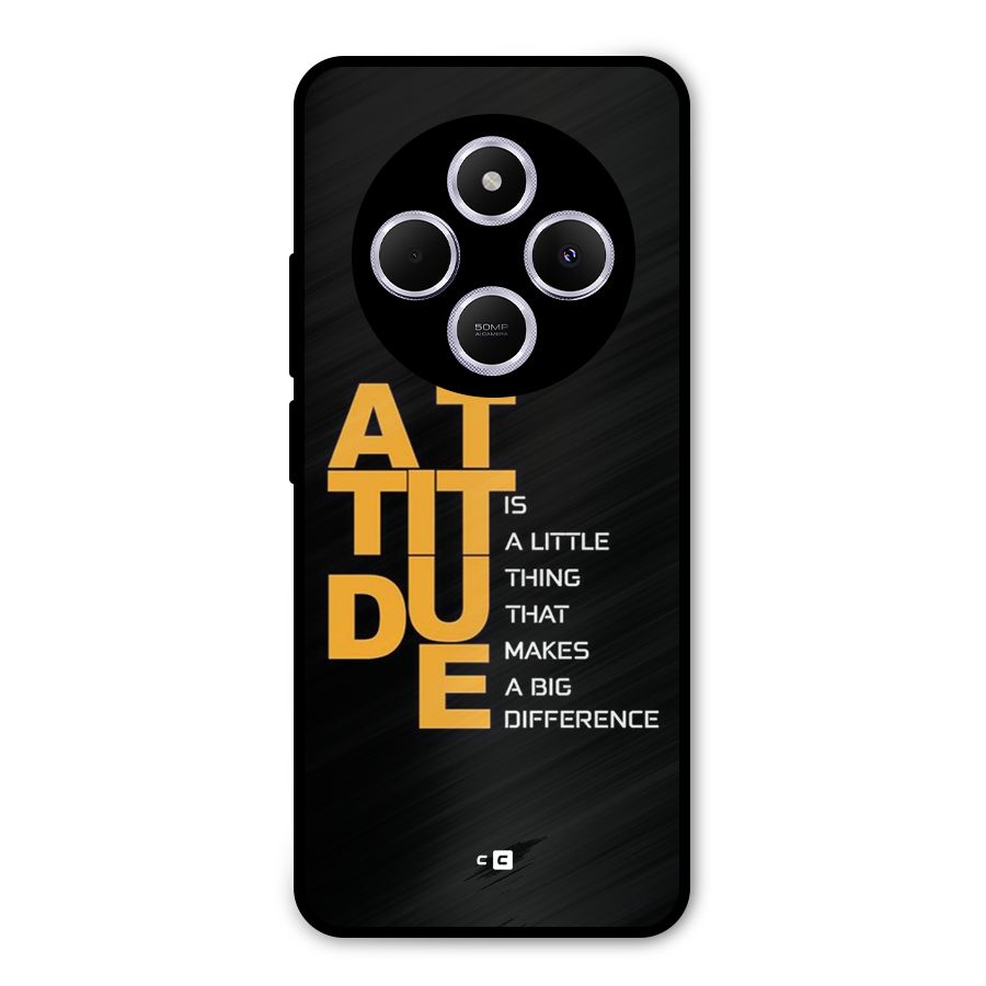 Attitude Difference Metal Back Case for Poco C75 5G