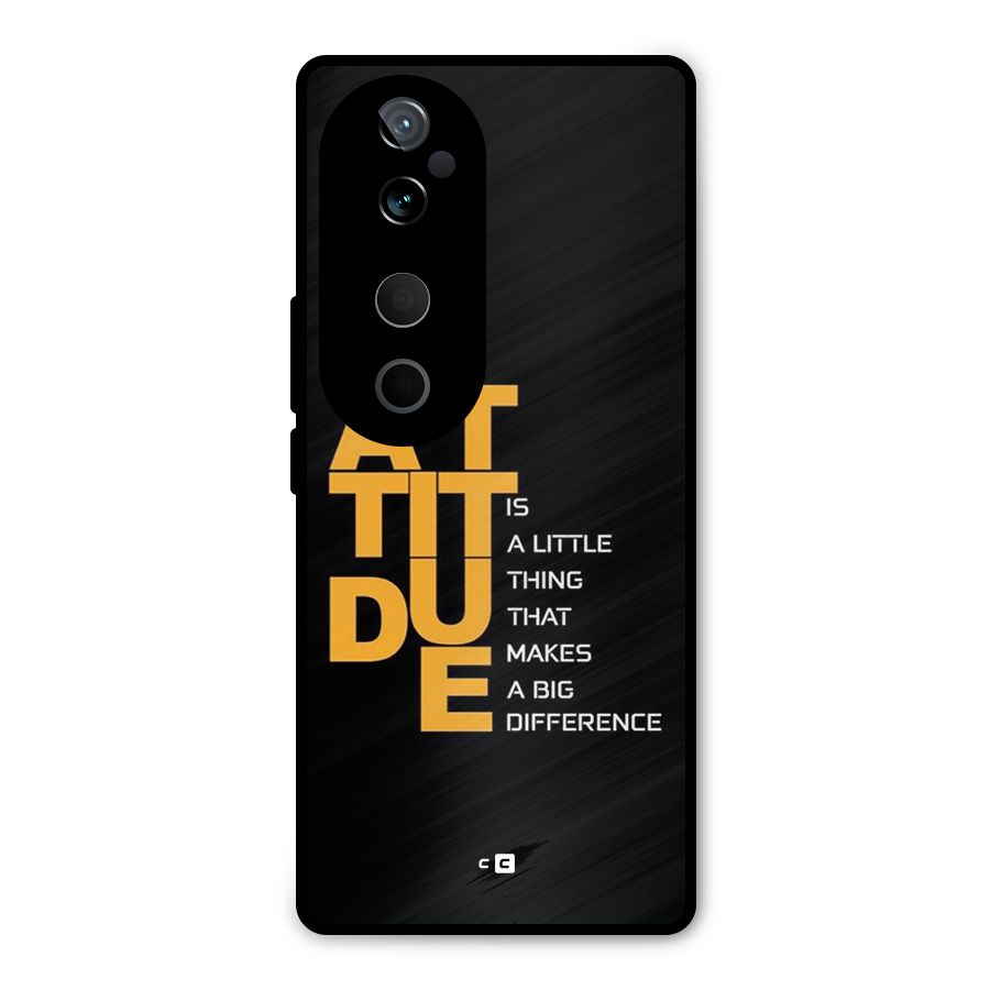 Attitude Difference Metal Back Case for Vivo T3 Ultra