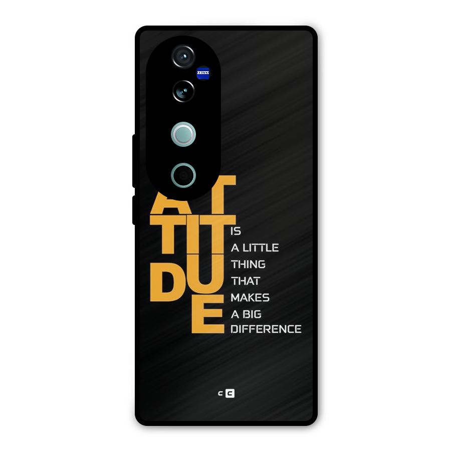 Attitude Difference Metal Back Case for Vivo V40