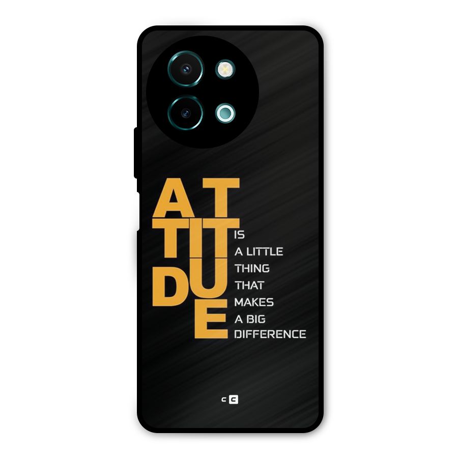 Attitude Difference Metal Back Case for Vivo Y58
