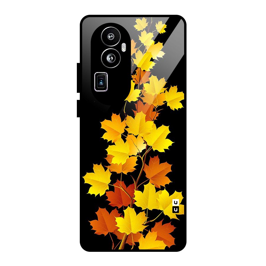 Autumn Forest Leaves Glass Back Case for Oppo Reno10 Pro Plus