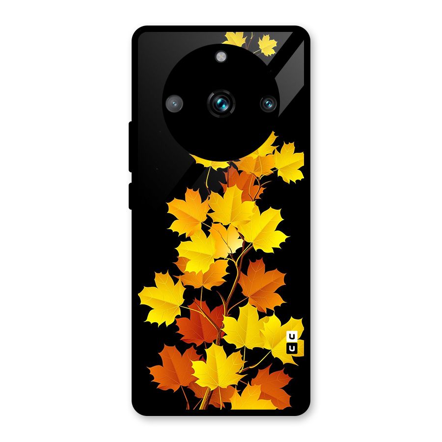 Autumn Forest Leaves Glass Back Case for Realme 11 Pro