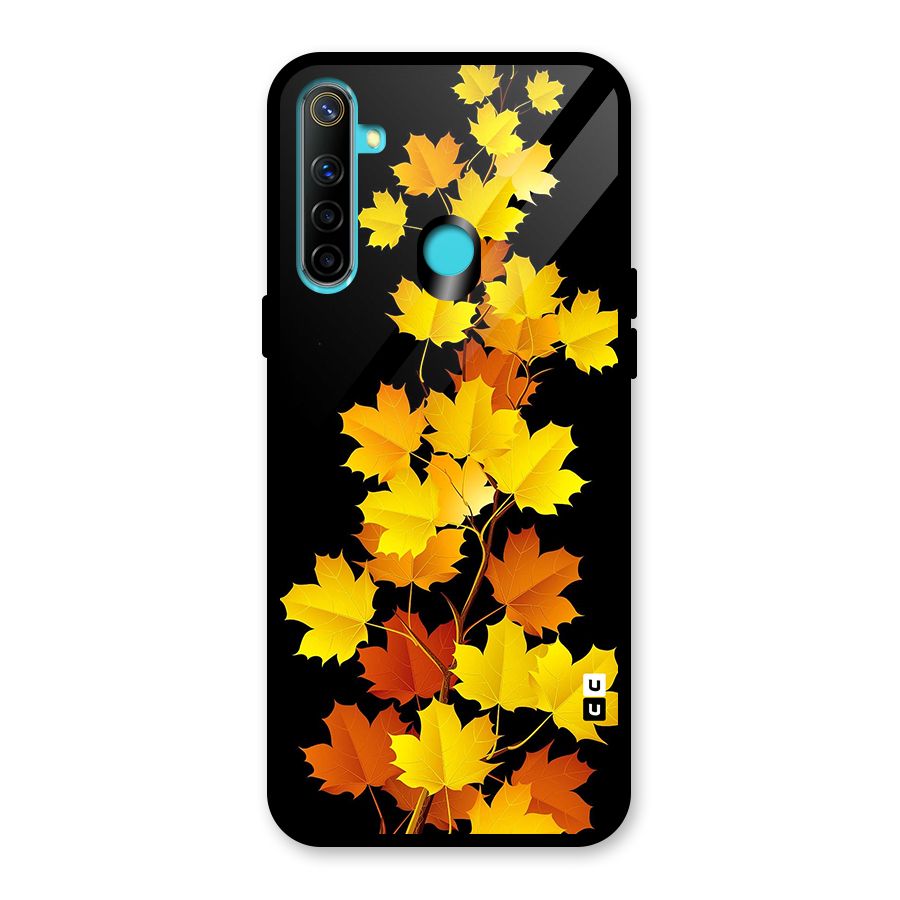 Autumn Forest Leaves Glass Back Case for Realme 5i