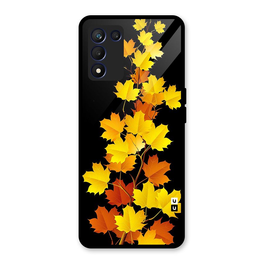 Autumn Forest Leaves Glass Back Case for Realme 9 5G Speed