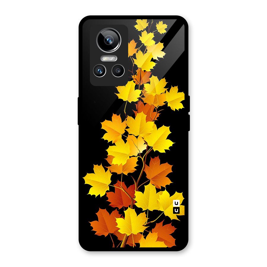 Autumn Forest Leaves Glass Back Case for Realme GT Neo 3
