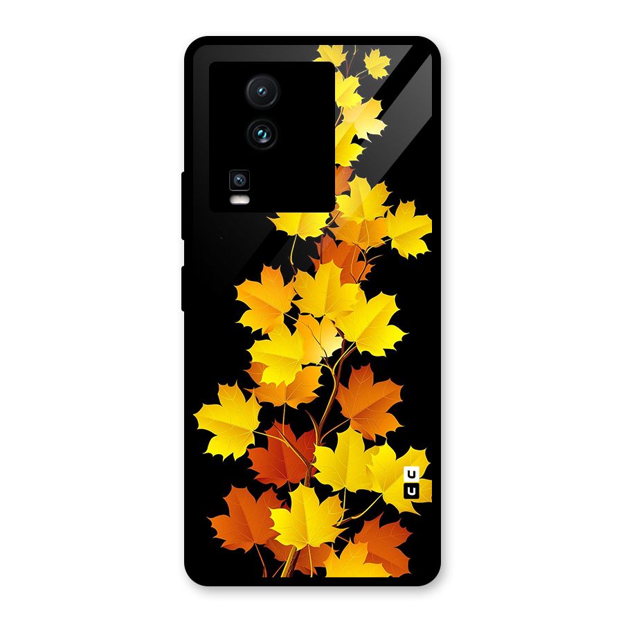 Autumn Forest Leaves Glass Back Case for Vivo iQOO Neo 7