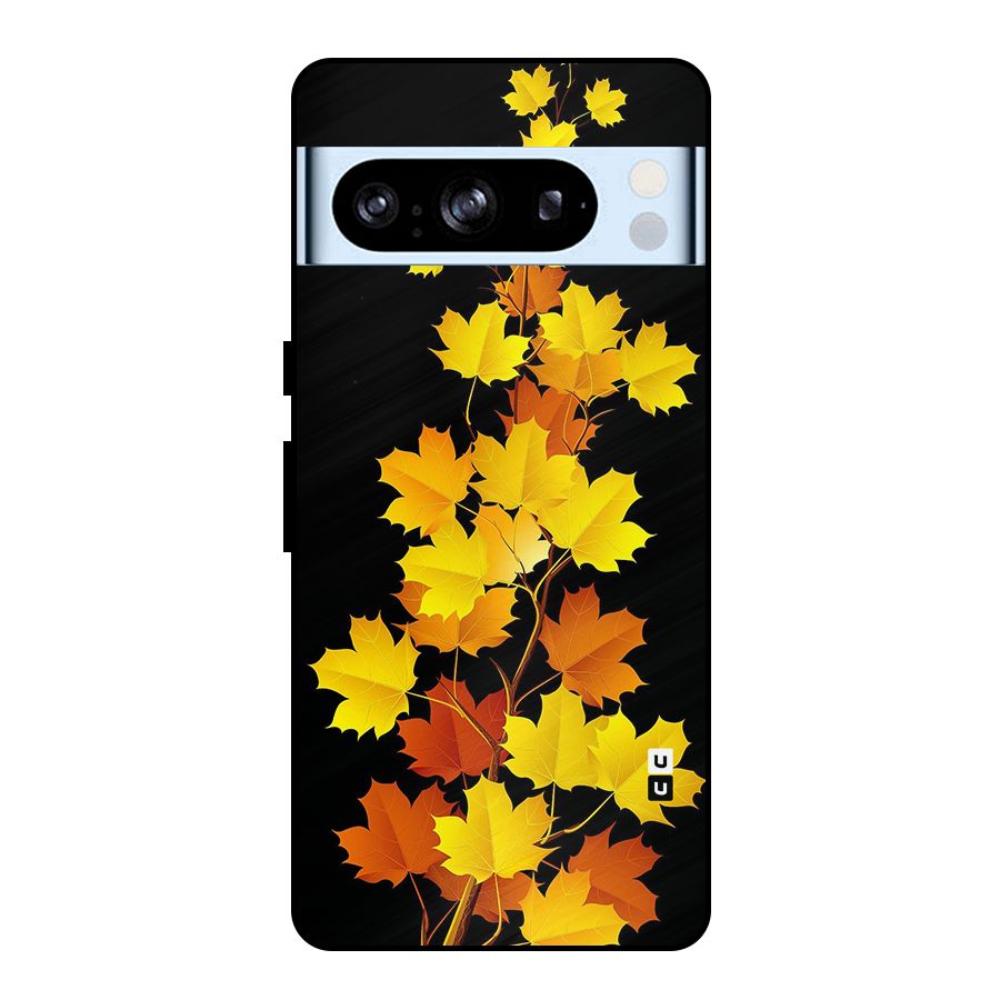 Autumn Forest Leaves Metal Back Case for Google Pixel 8 Pro