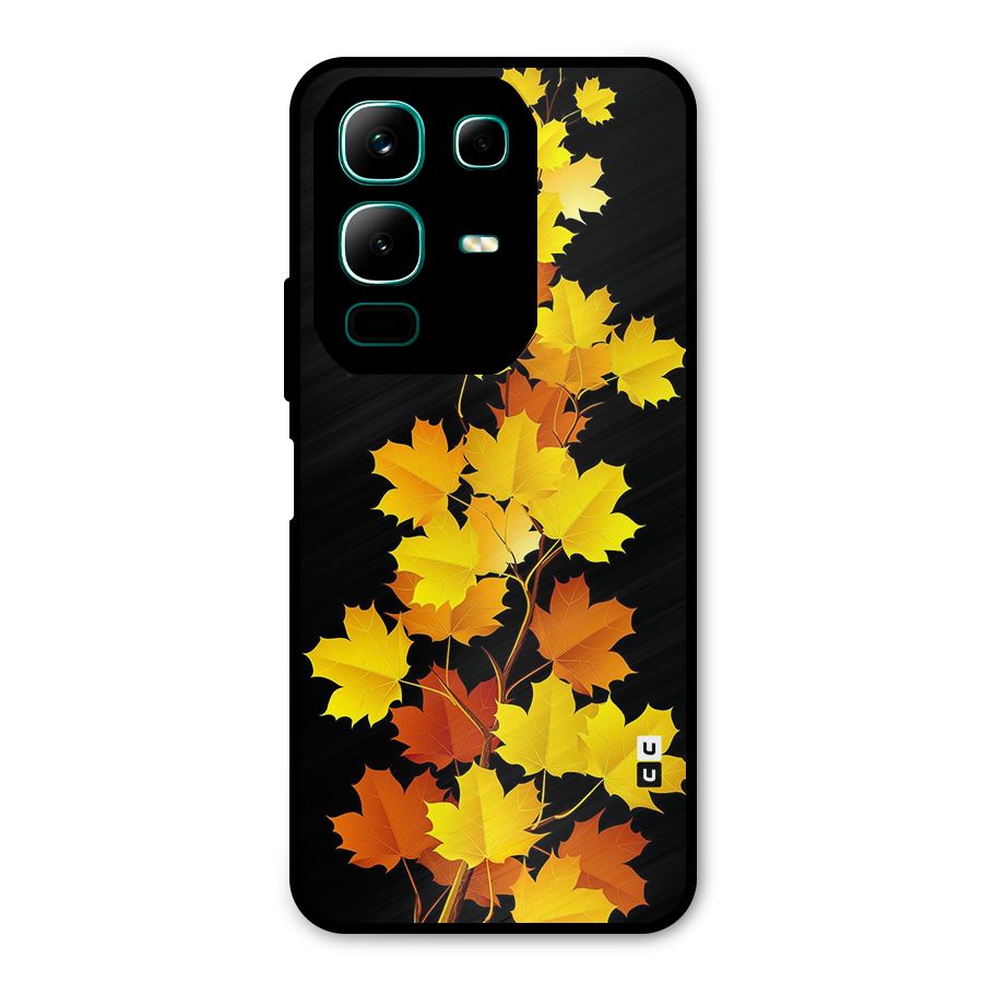 Autumn Forest Leaves Metal Back Case for Infinix Note 50x