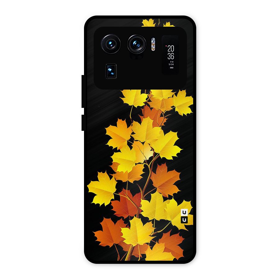 Autumn Forest Leaves Metal Back Case for Mi 11 Ultra