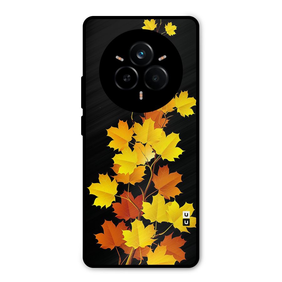 Autumn Forest Leaves Metal Back Case for Realme 14 Pro
