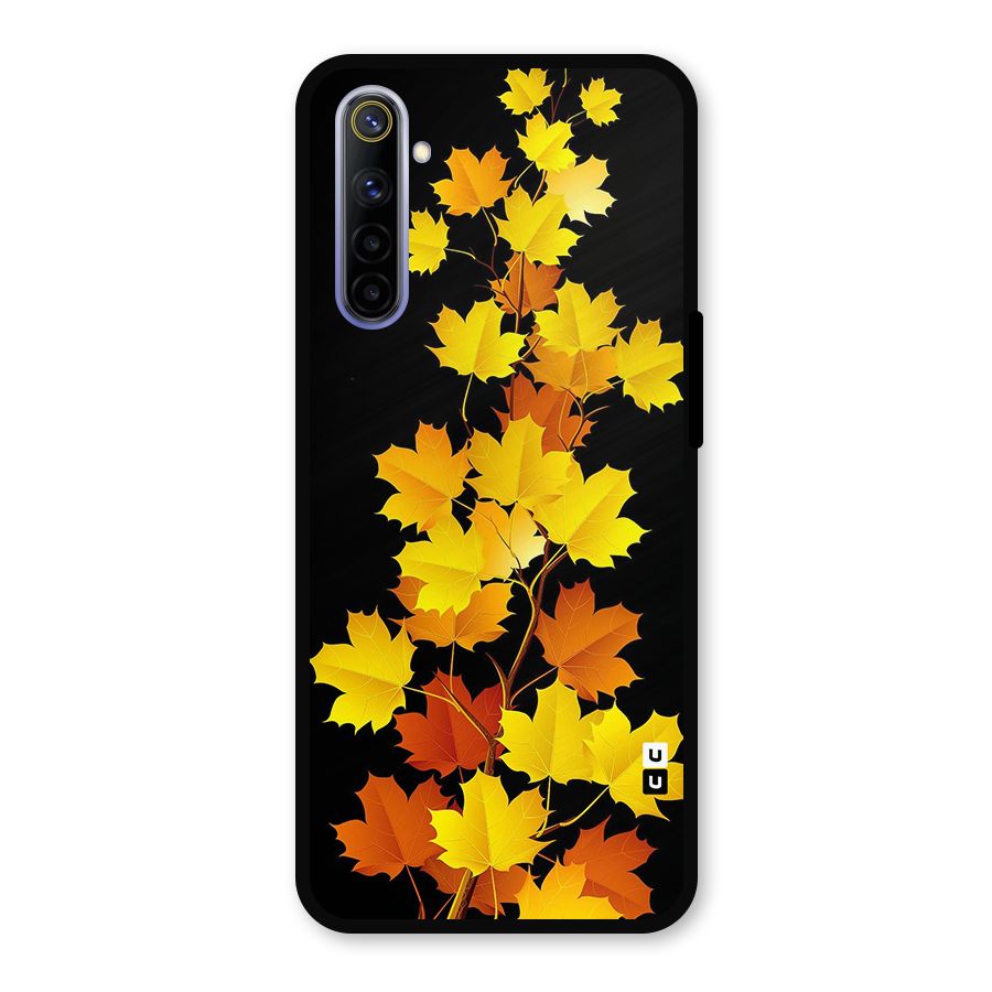 Autumn Forest Leaves Metal Back Case for Realme 6i