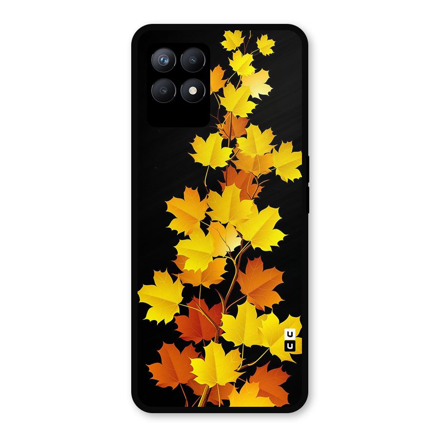 Autumn Forest Leaves Metal Back Case for Realme Narzo 50